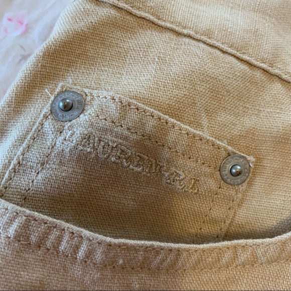 Ralph Lauren 100 percent linen five-pocket pant Size 8P - Picture 5 of 6